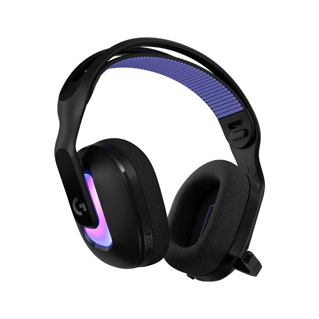 Logitech Casque Sans Fil Gaming G522 Lightspeed Bluetooth RGB – Noir (981-001544) Connecto.ma